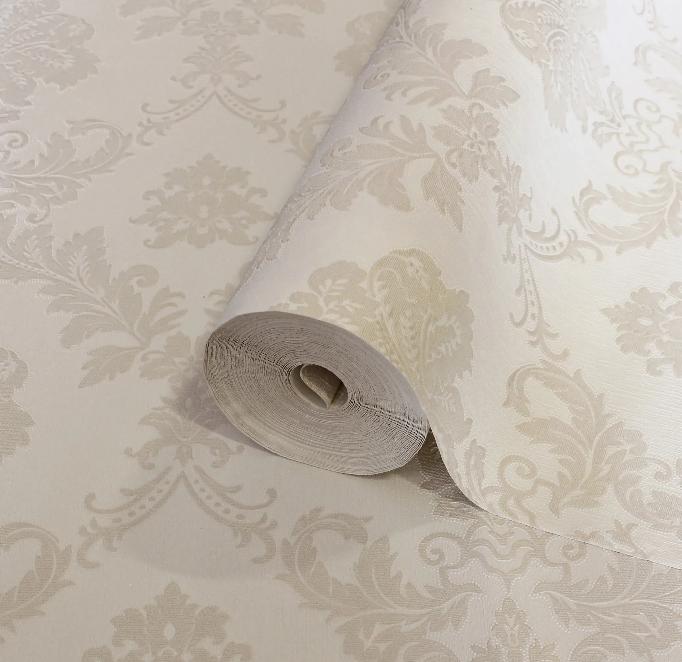 Cream Embossed Wallpaper – Understated Warmth (24206-2)